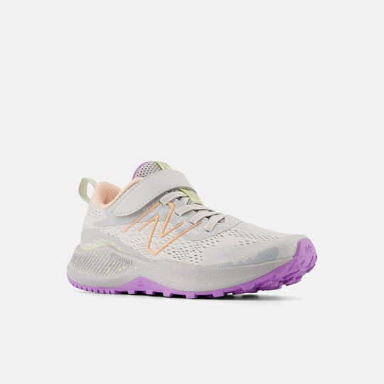 DynaSoft Nitrel A/C Trail Shoe - Grey Matter with Guava Ice and Purple Fade