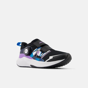 DynaSoft Reveal v4 Kid's BOA® Trainer - Black with Purple Fade and Spice Blue