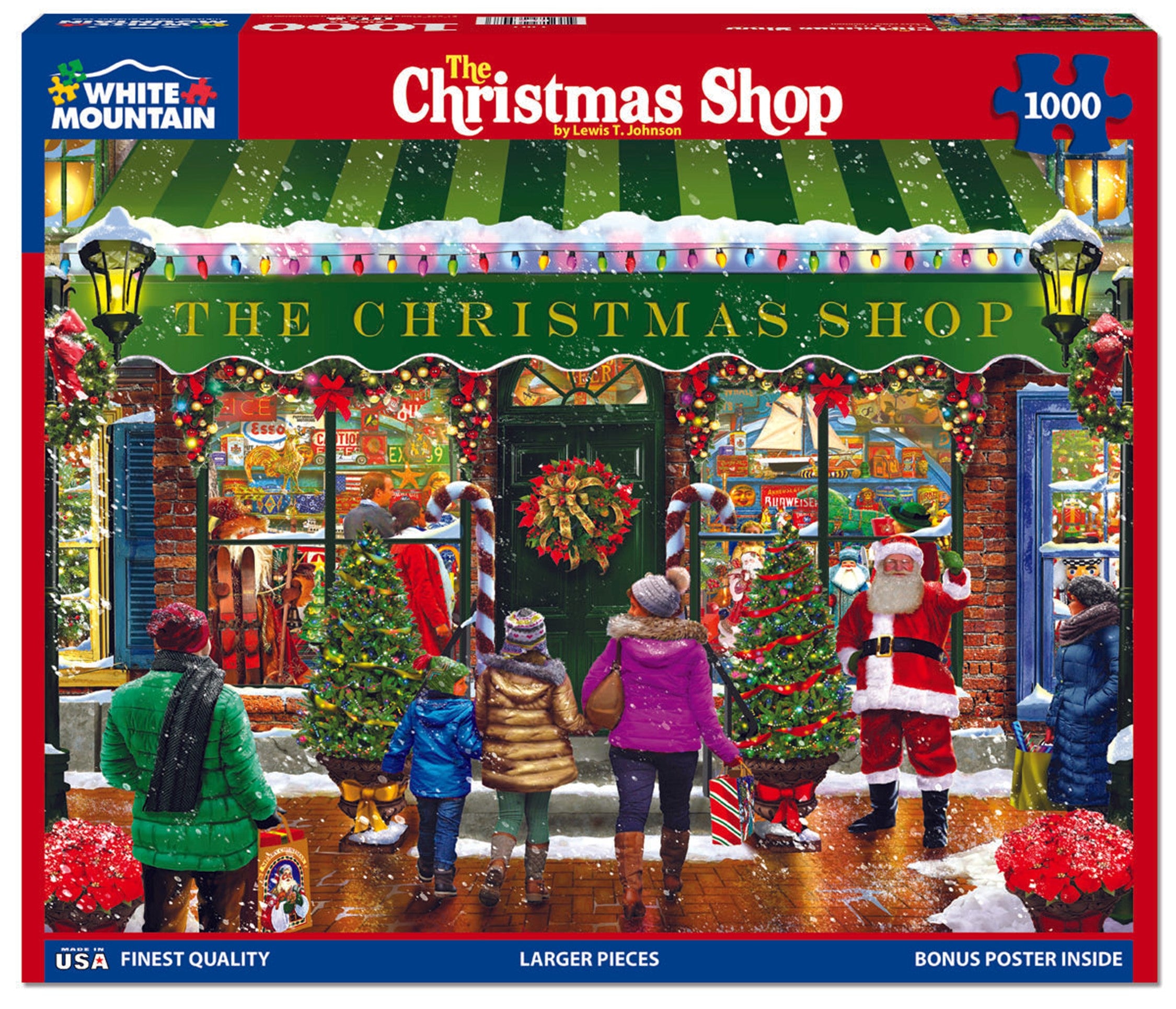 ⭐HOLIDAY⭐ The Christmas Shop Jigsaw Puzzle - 1000 Piece