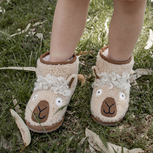 Llama Kid's Mini Sherpa Boot - Natural