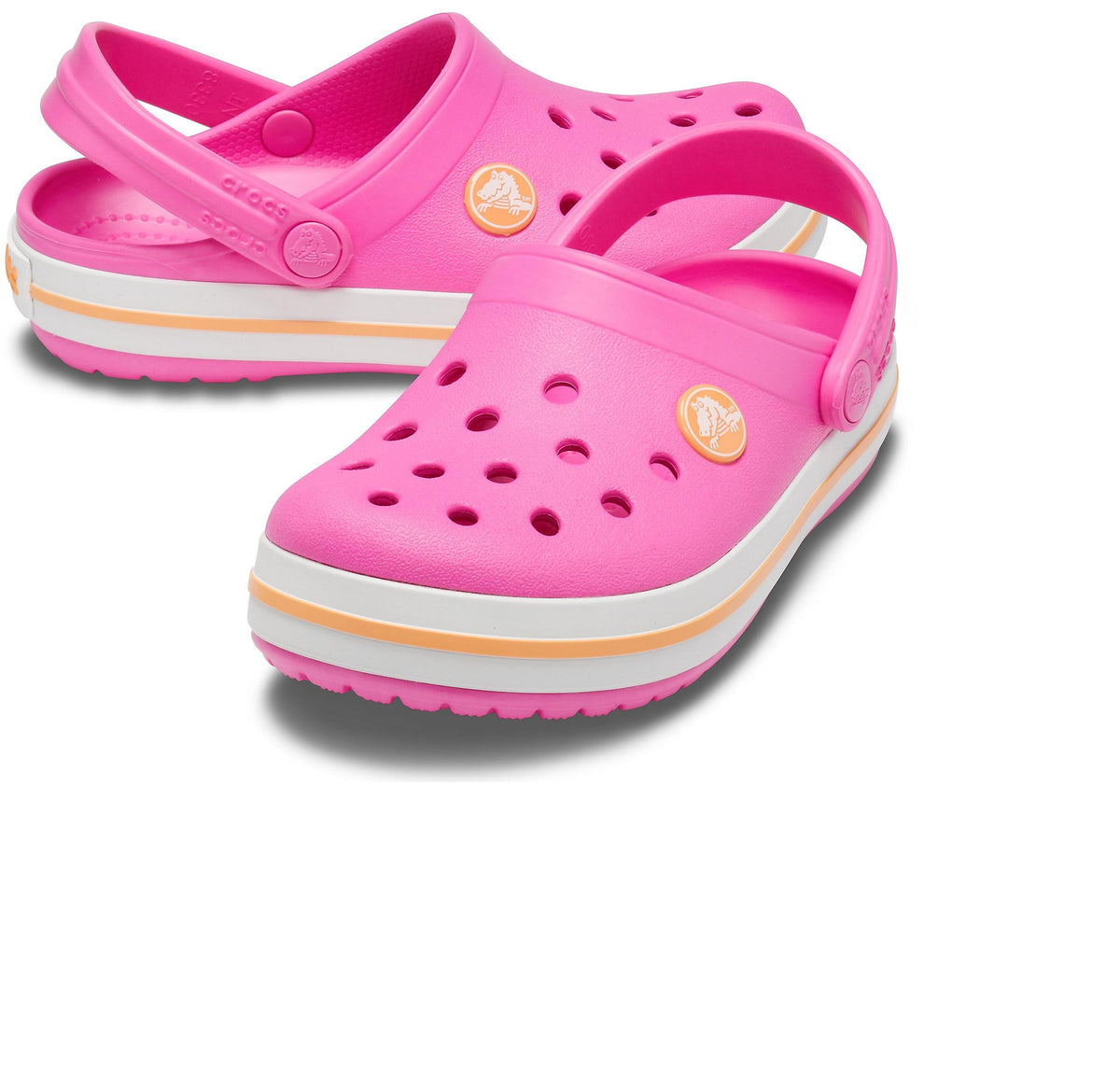 Kids Crocband Clog - Pink/Cantaloupe – Tonka Shoe Box | Little Feet  Childrens Shoes