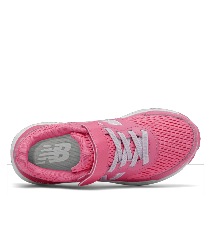 680v6 Girls A/C Running Shoes - Sporty Pink/White