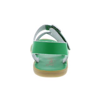 Tide Casual Kid's Sandal - Kelly Green Leather