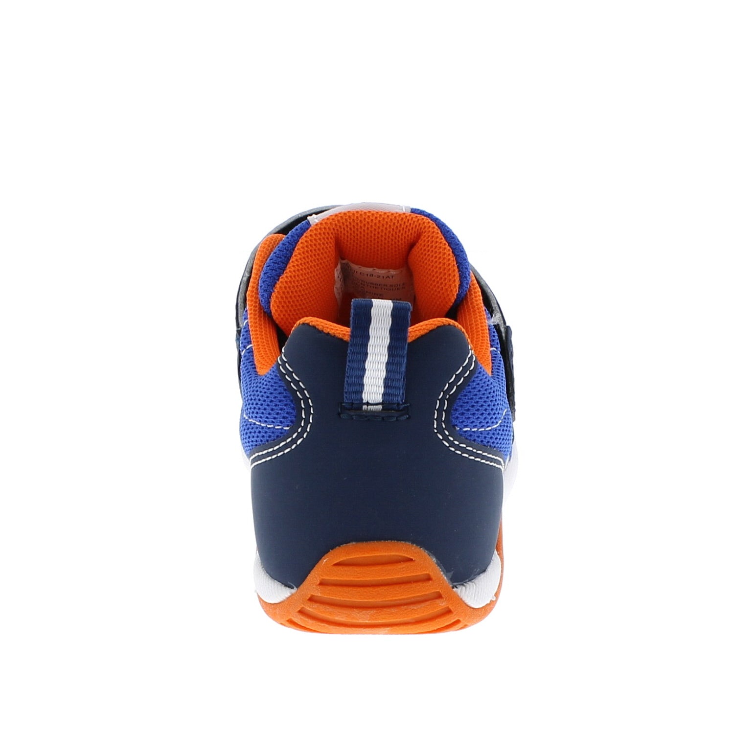 Kaz Kid's Athletic Sneaker - Navy/Tangerine