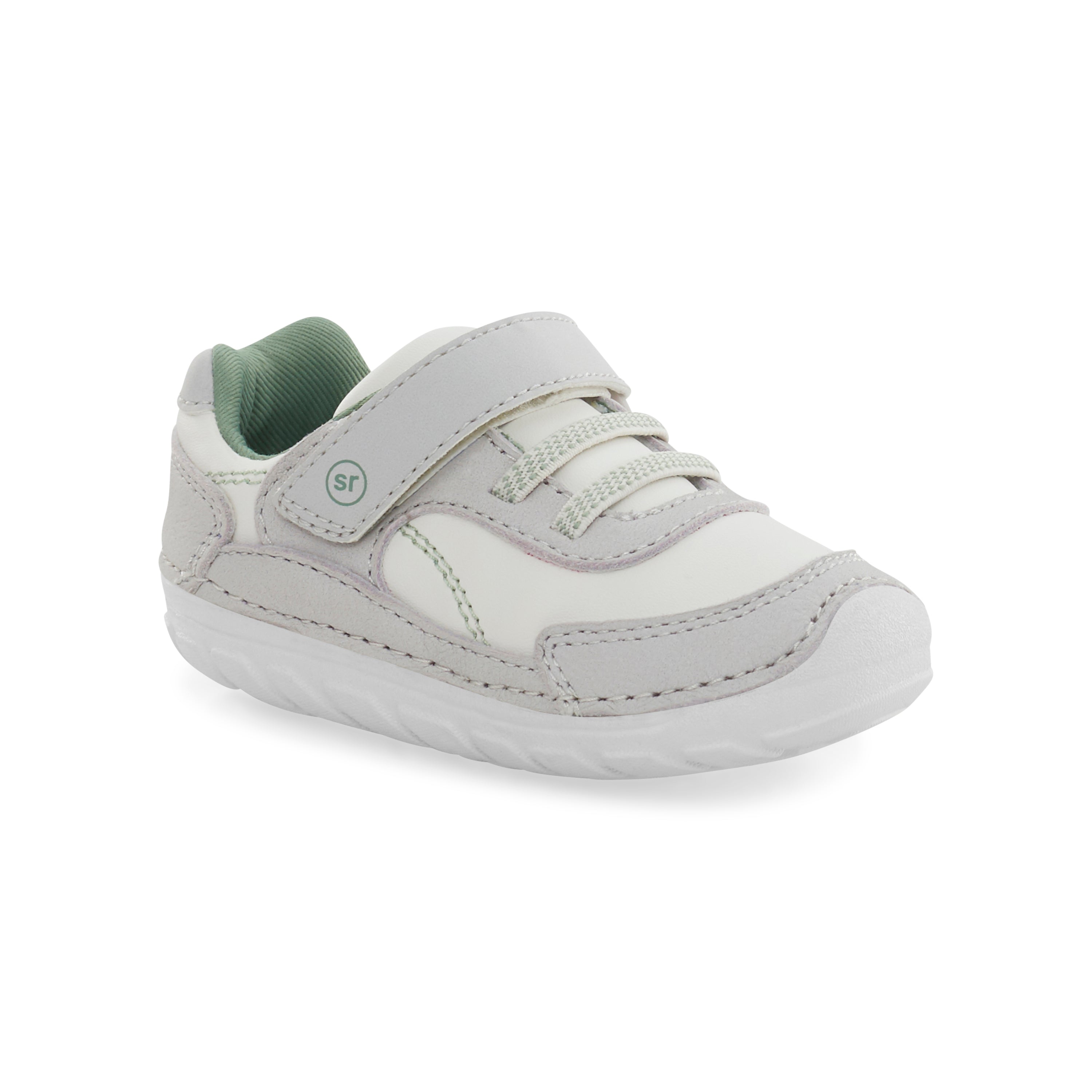 Soft Motion Grover (First Walking) Athletic - Grey Leather