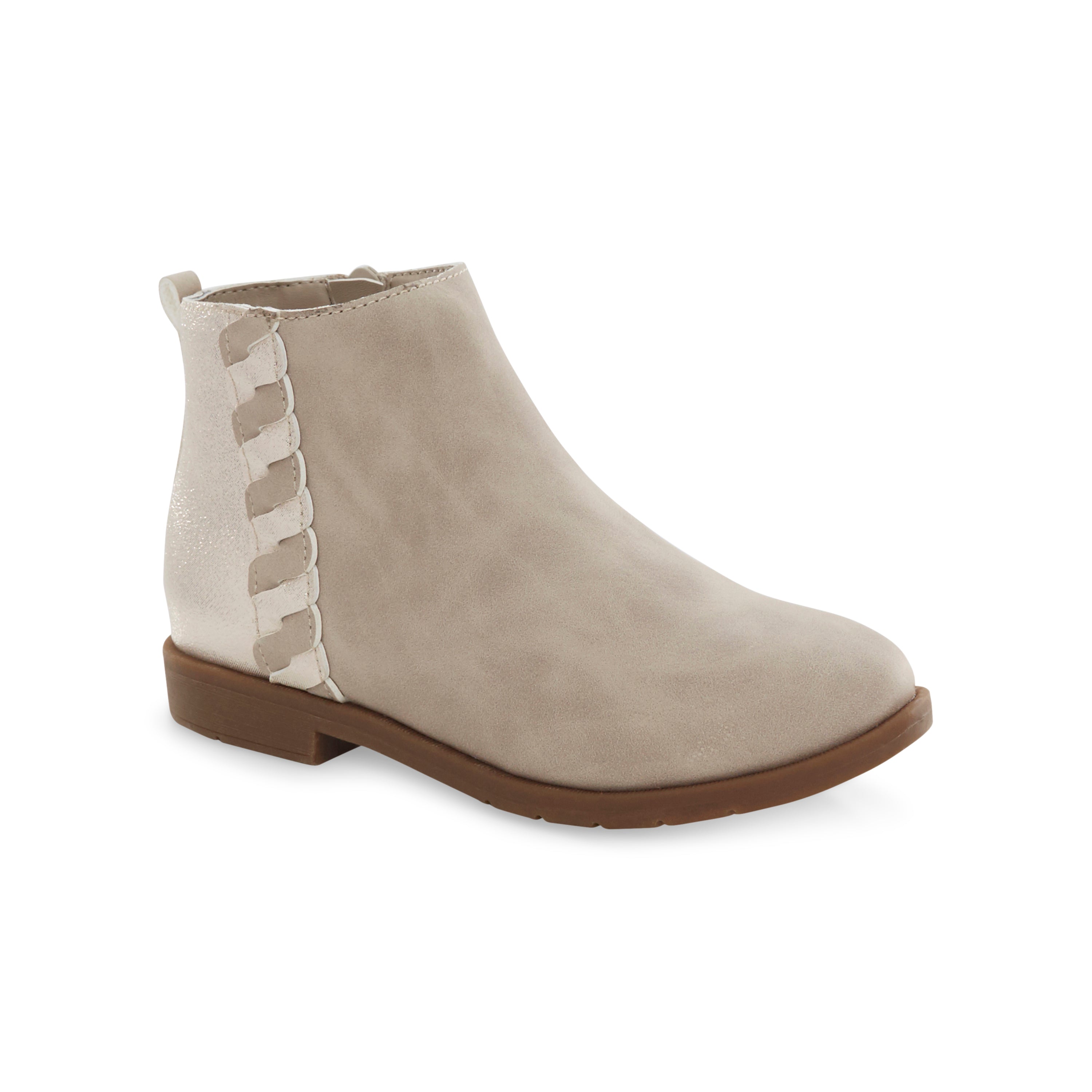 SR Carolyn Kid's Ankle Bootie - Taupe