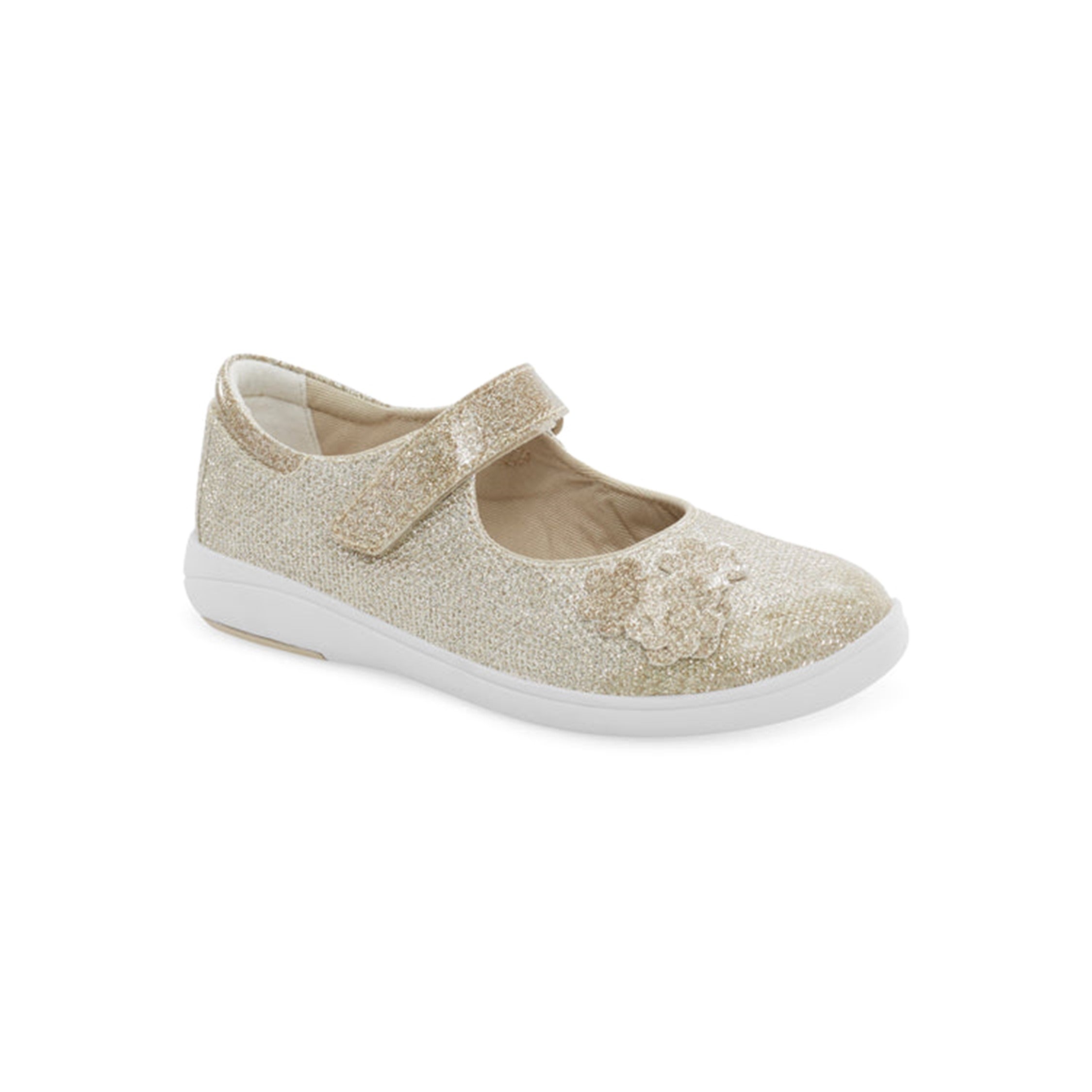 SR Holly Mary Jane Sparkle Sneaker - Champagne