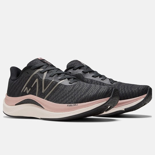 FuelCell Propel v4 Women's Running Shoe -  Black with Quartz Pink and Pink Moon
