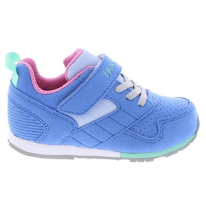 Racer Kid's Athletic Sneaker - Blue/Pink