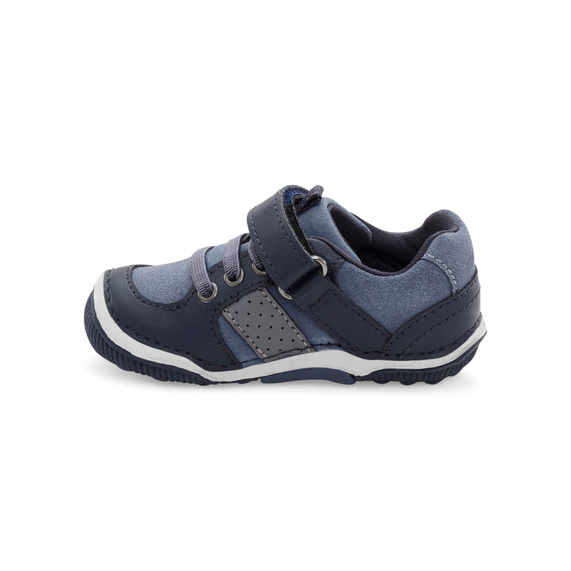 SRTech Wes Kid's Leather Sneaker - Navy
