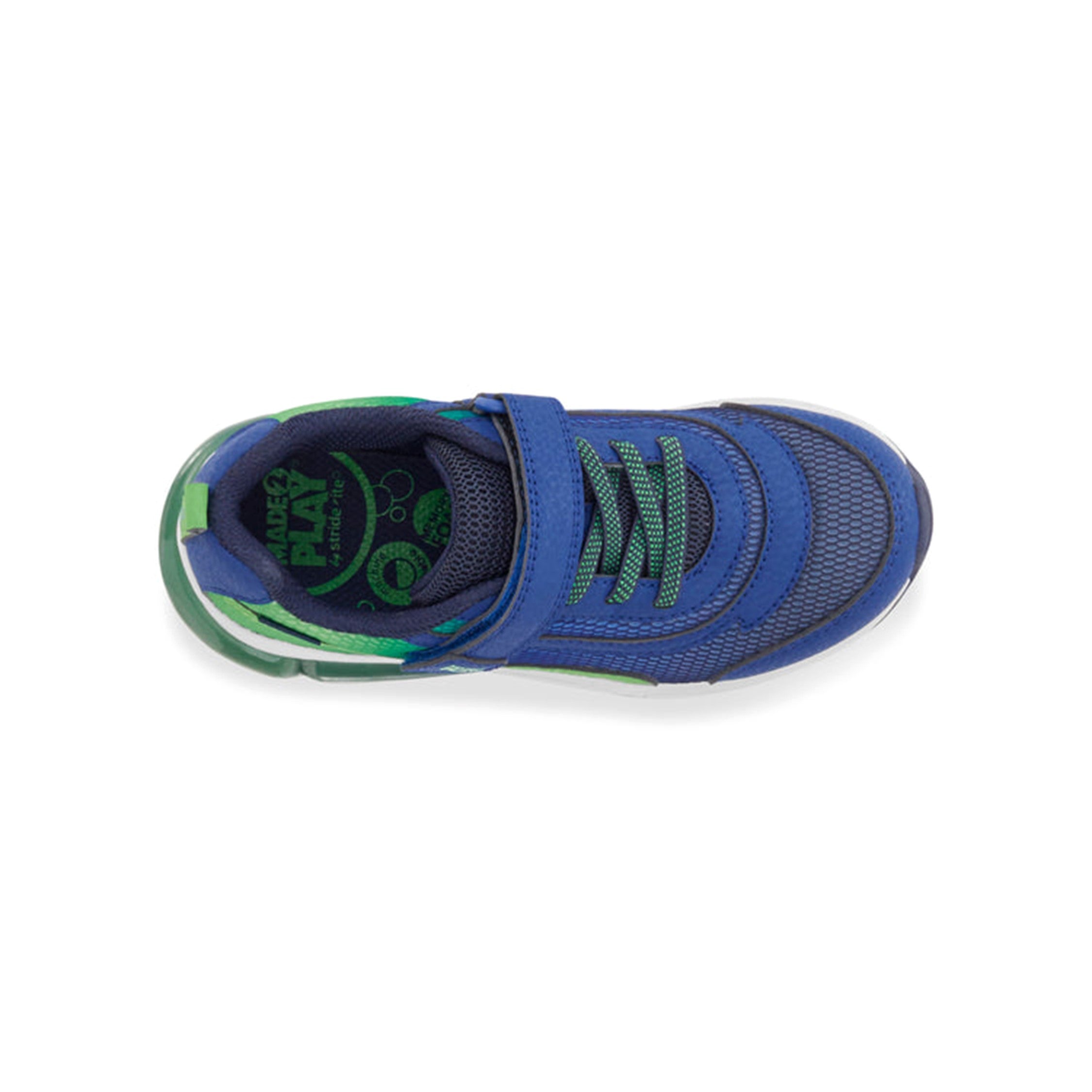 MADE2PLAY® Kid's Surge Bounce Lighted Athletic - Navy/Green