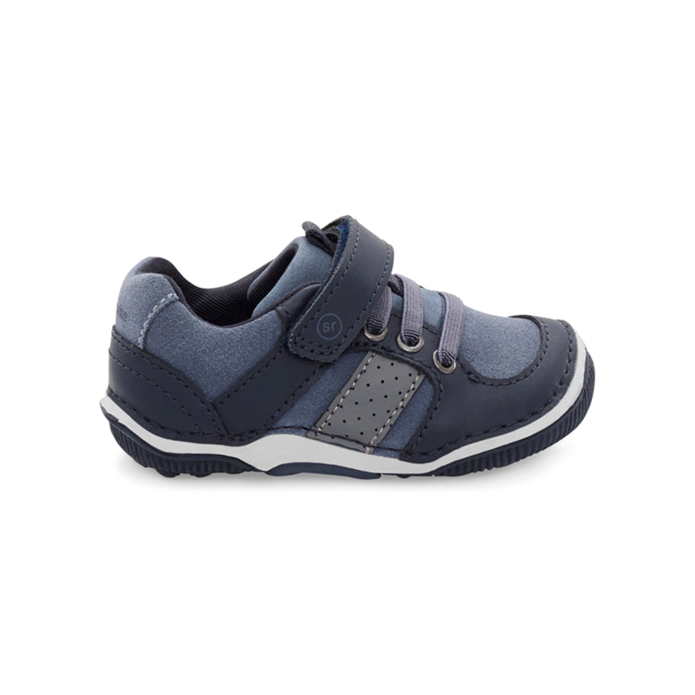 SRTech Wes Kid's Leather Sneaker - Navy