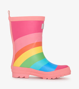 Rainbow Matte Rain Boots