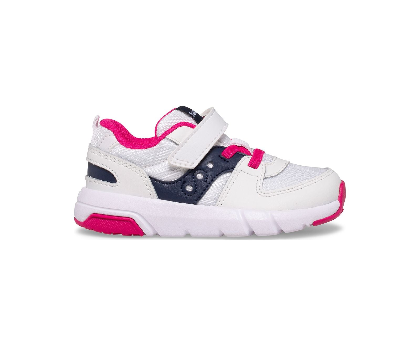 Jazz Lite 2.0 Kid's A/C Sneaker - White/Navy/Pink