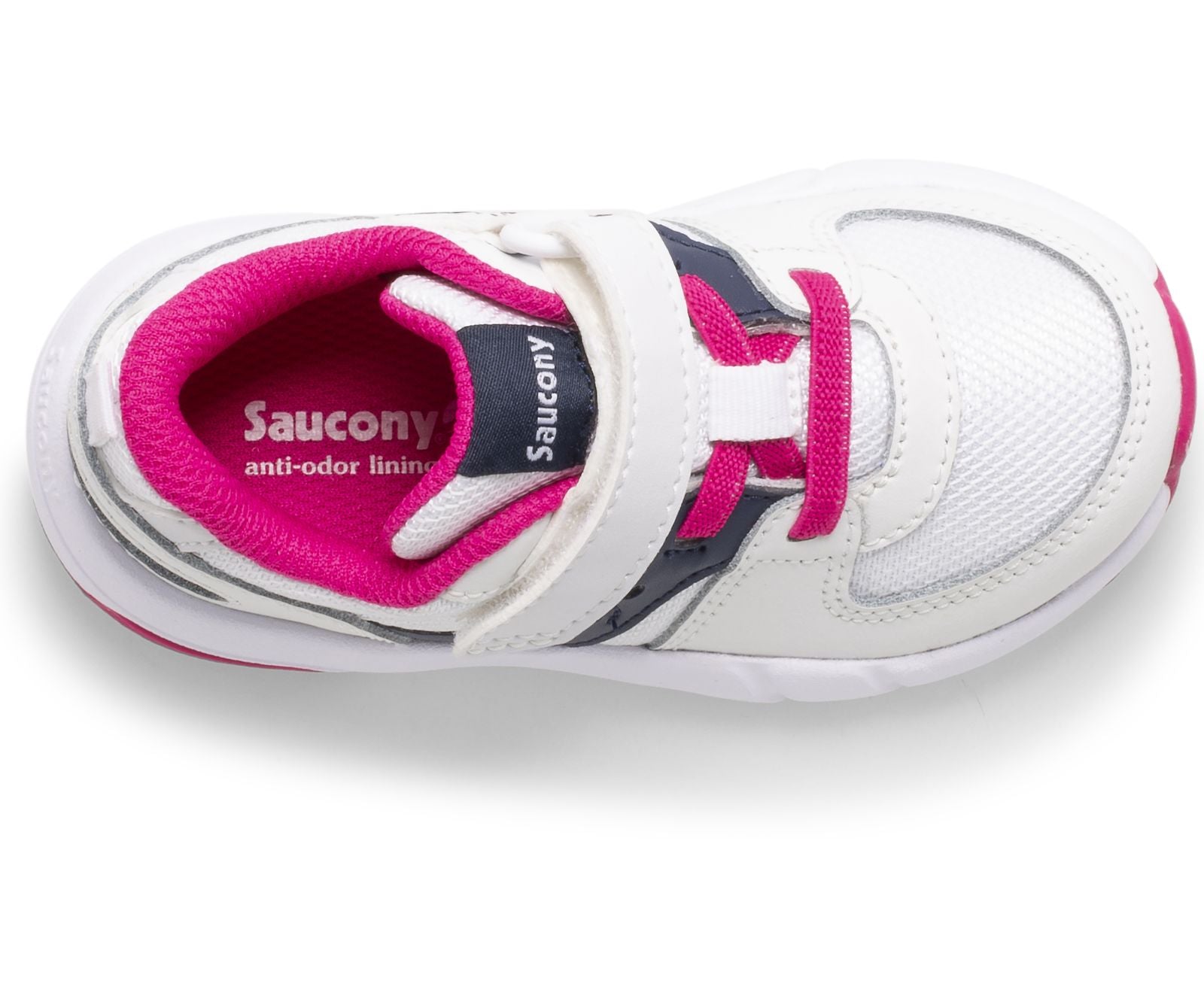 Jazz Lite 2.0 Kid's A/C Sneaker - White/Navy/Pink