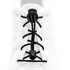 No Tie Replacement Lacing System - Black