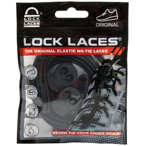 No Tie Replacement Lacing System - Black