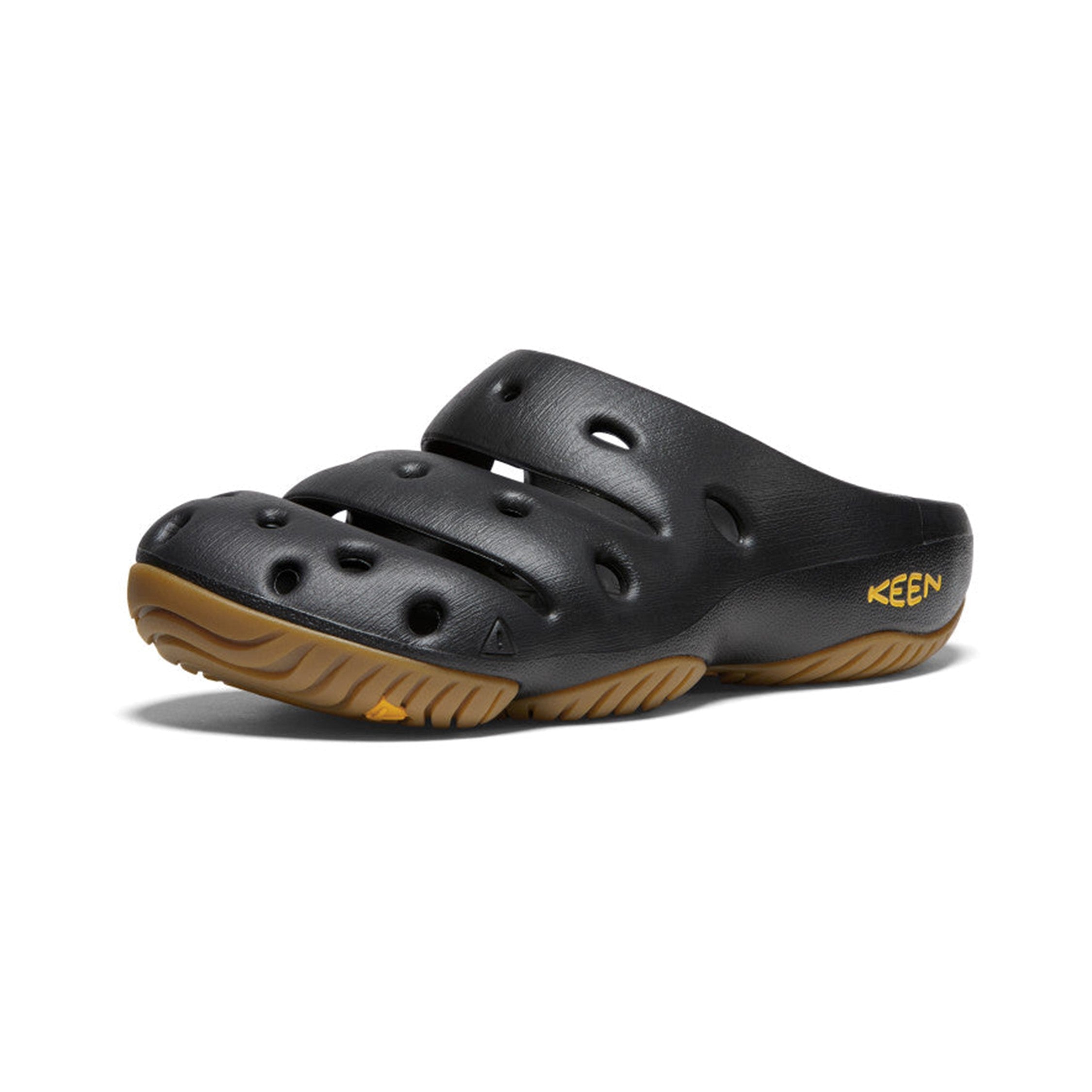 Yogui Men's Slip-on Clog Shoes - Black