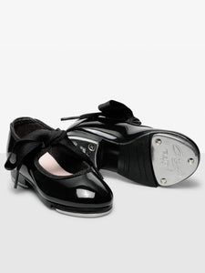 Jr. Tyette Kid's Tap Dance Shoe - Black Patent