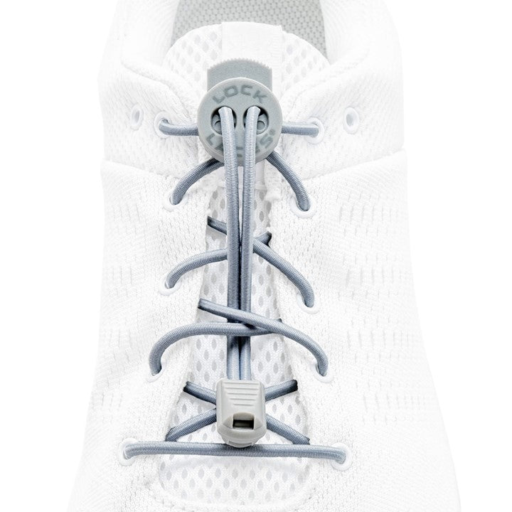 No Tie Replacement Lacing System - Gray