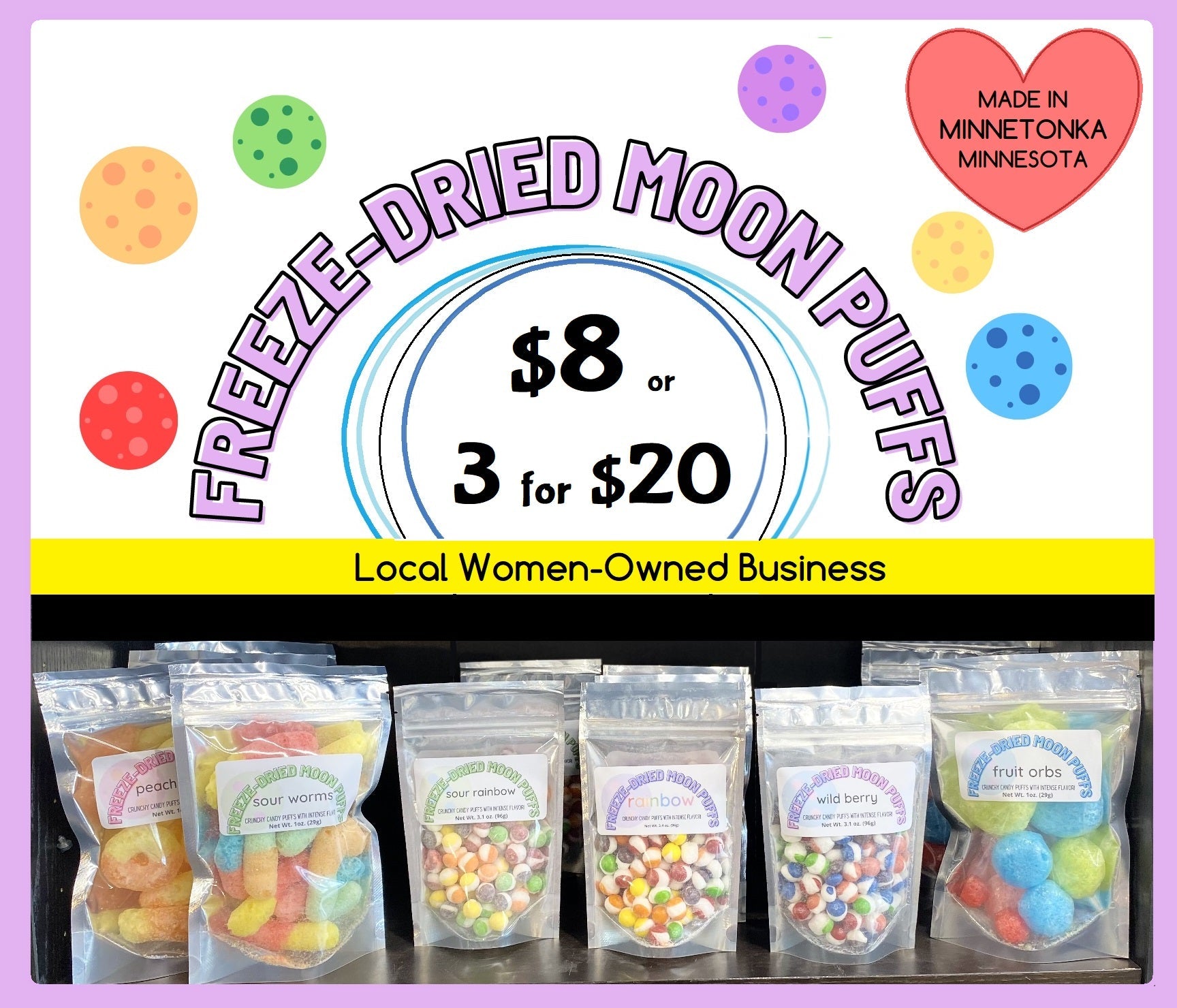 FREEZE-DRIED MOON PUFFS - Tropical