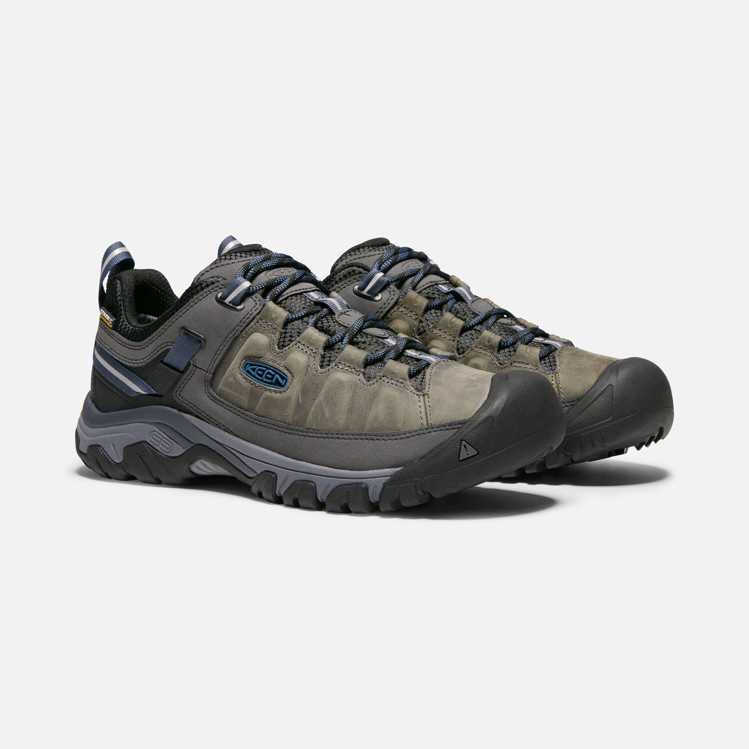 Targhee III Men's Waterproof Trail Shoe - Steel Grey/Captain's Blue
