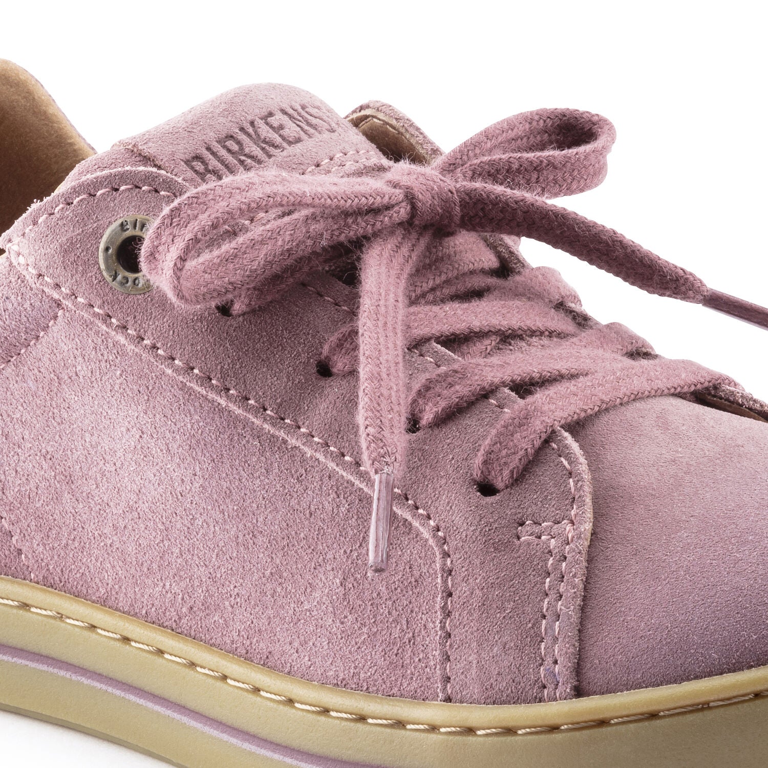 Kids Porto Suede Leather Sneaker - Lavender Blush