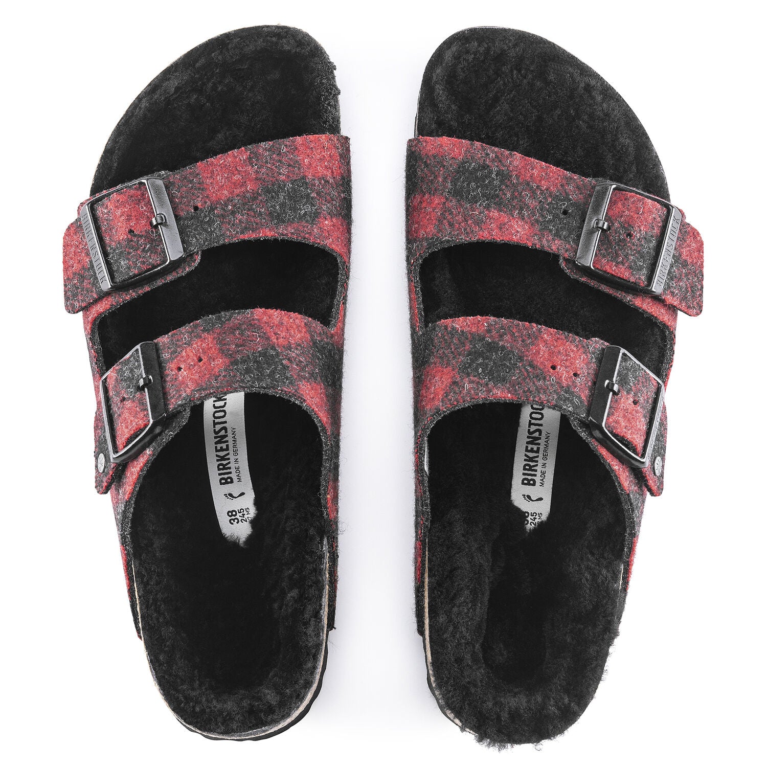 Adult Arizona Shearling Wool Slipper Red – Tonka Shoe Box | Little Feet Shoes