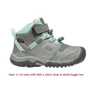 Kid's Ridge Flex Mid WP Hiking Boot - Grey/Blue Tint