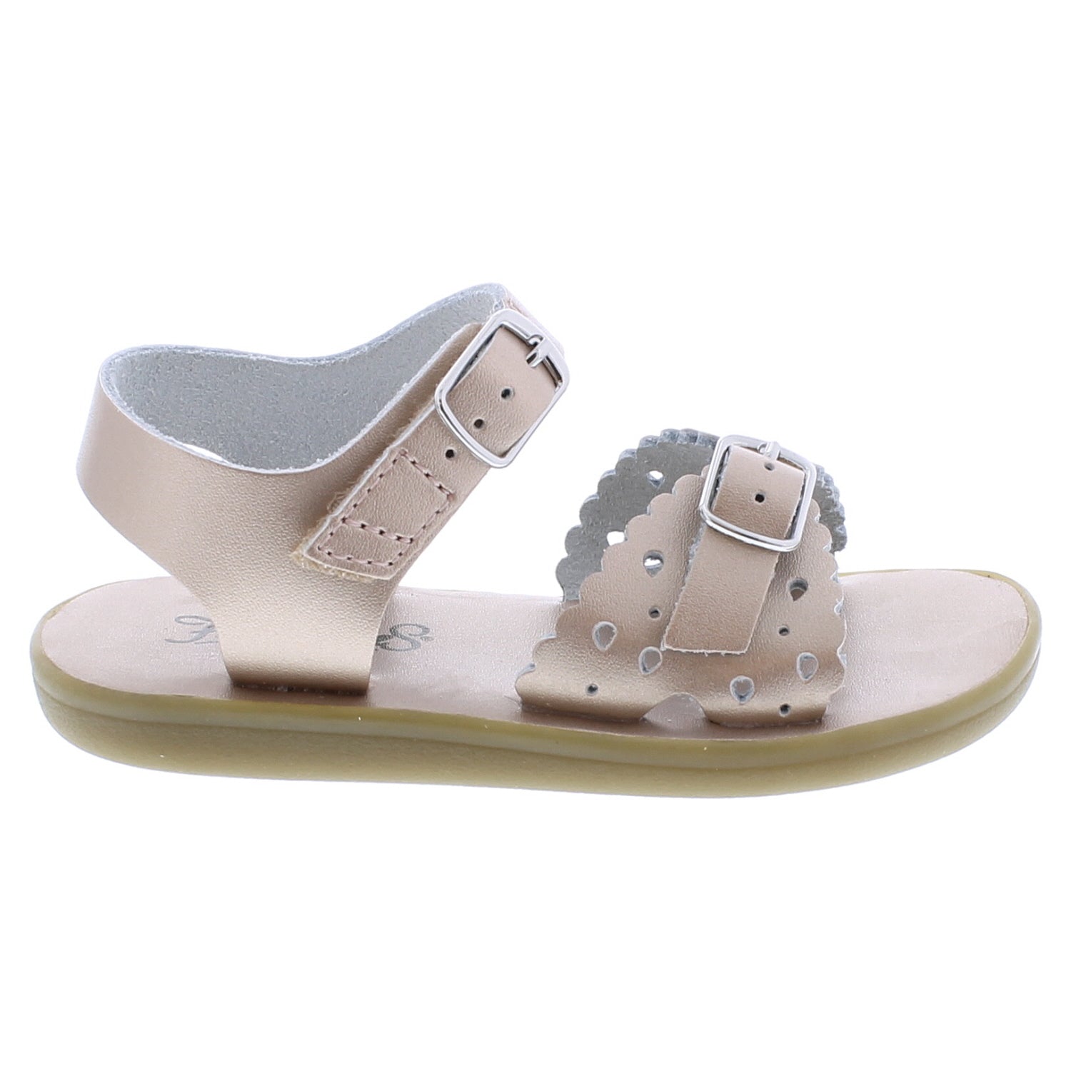 Ariel Casual Kid's Sandal - Rose Gold Leather