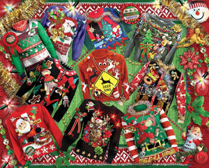 ⭐HOLIDAY⭐ Ugly Christmas Sweaters Jigsaw Puzzle - 1000 Piece