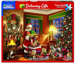 ⭐HOLIDAY⭐ Delivering Gifts Jigsaw Puzzle - 550 Piece