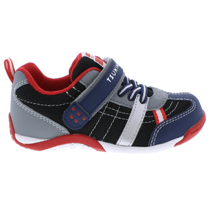 Kaz Kid's Athletic Sneaker - Navy/Red