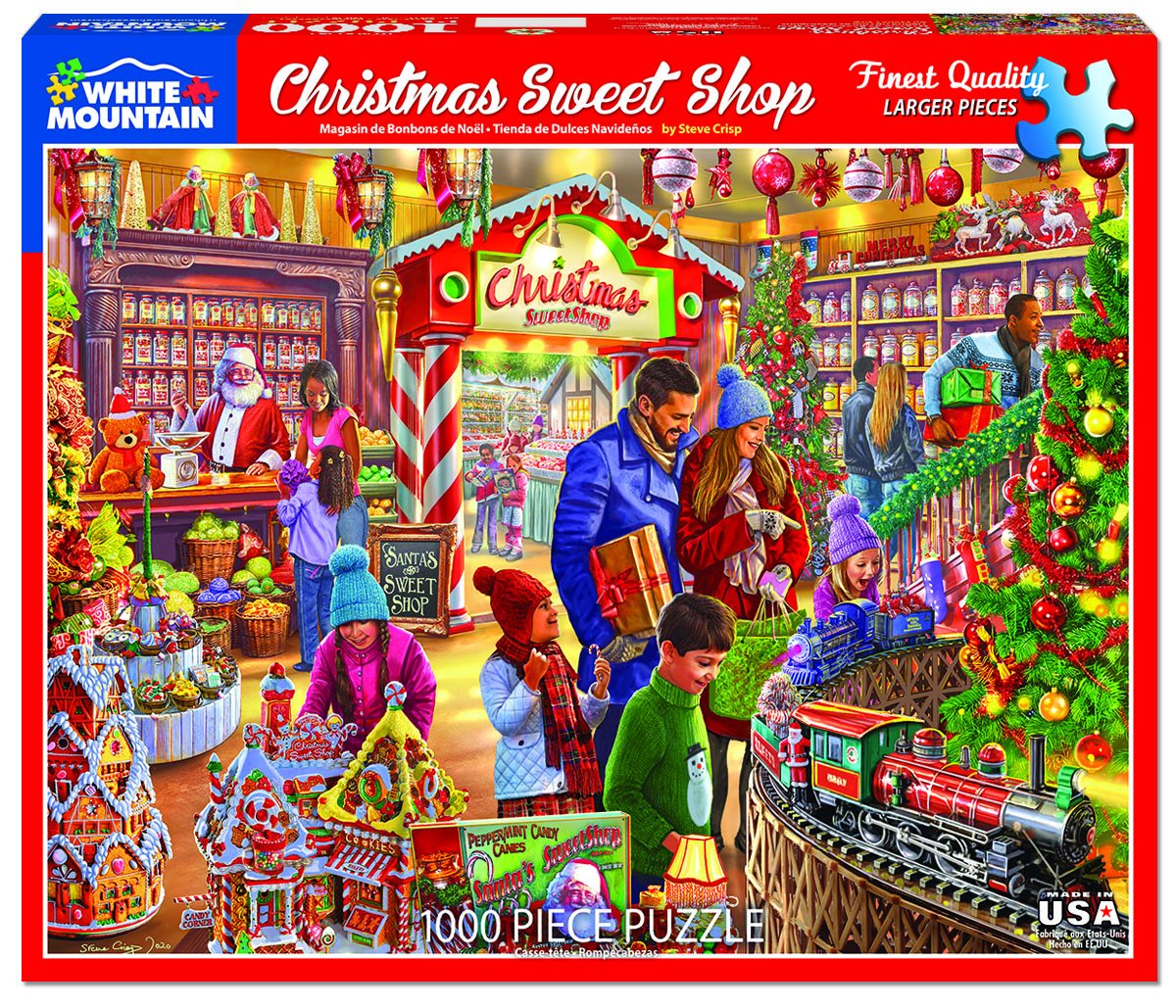 ⭐HOLIDAY⭐ Christmas Sweetshop Jigsaw Puzzle - 1000 Piece