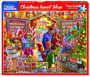 ⭐HOLIDAY⭐ Christmas Sweetshop Jigsaw Puzzle - 1000 Piece