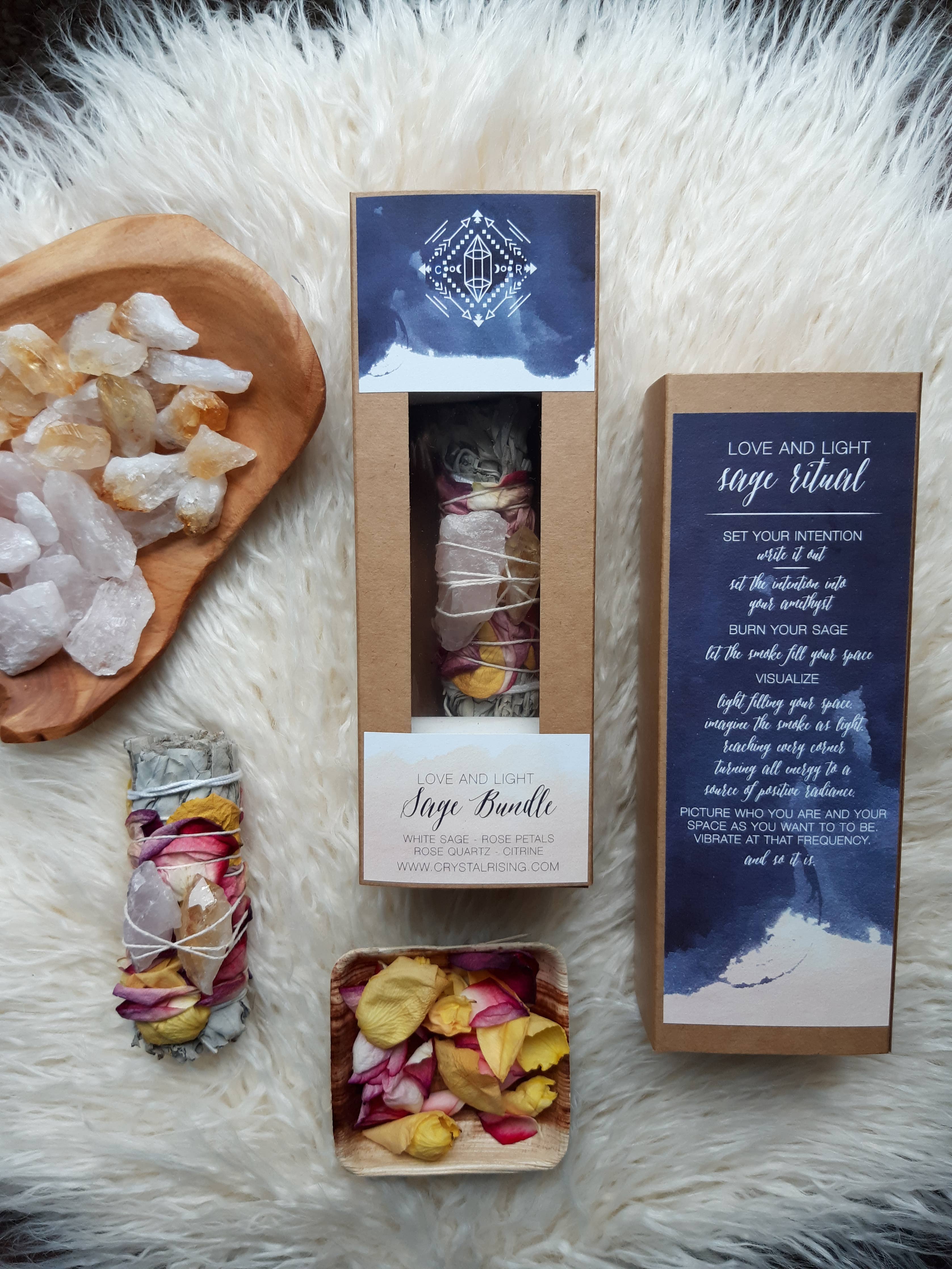 Love and Light Sage Bundle Gift Set