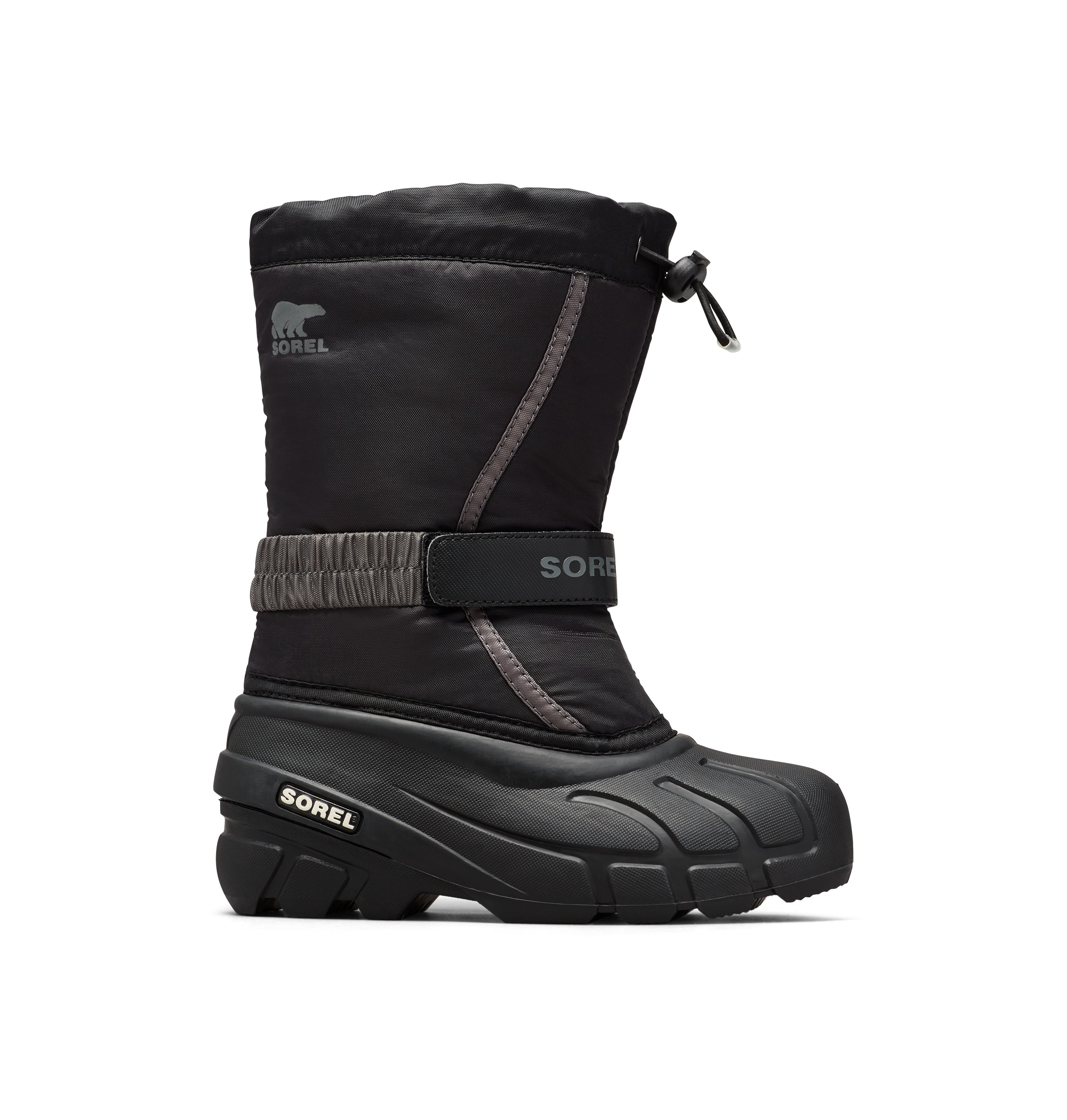 Flurry Kid's Insulated Snow Boot - Black/City Grey