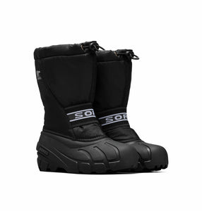 Cub Kid's Insulated Snow Boot - Black
