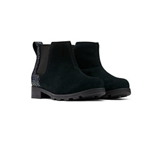 Youth Emelie Waterproof Chelsea Boot - Black, Irid Dots