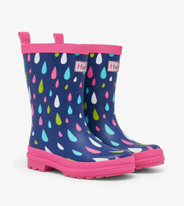 Rain Drops Matte Rain Boots