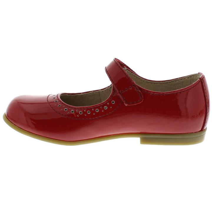 Emma Kid's Mary Jane Shoe - Red Patent