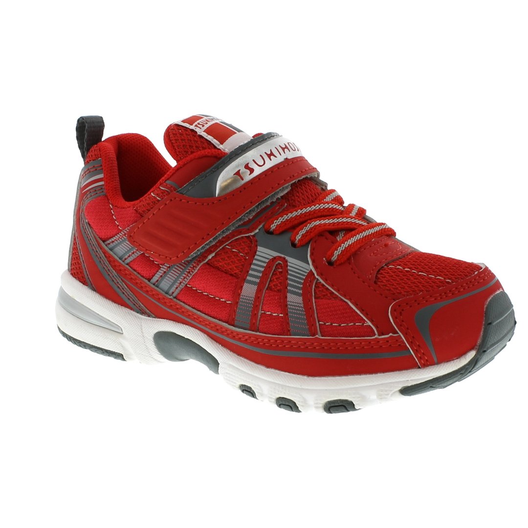 Storm Kid's Athletic Sneaker - Red/Grey