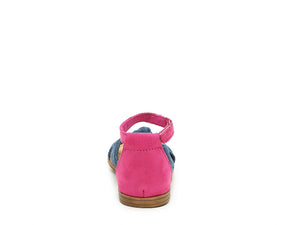 Kids' Etta Sandal - Denim/Pink