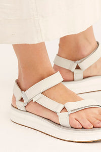 Midform Universal Leather Women's Sandal - White