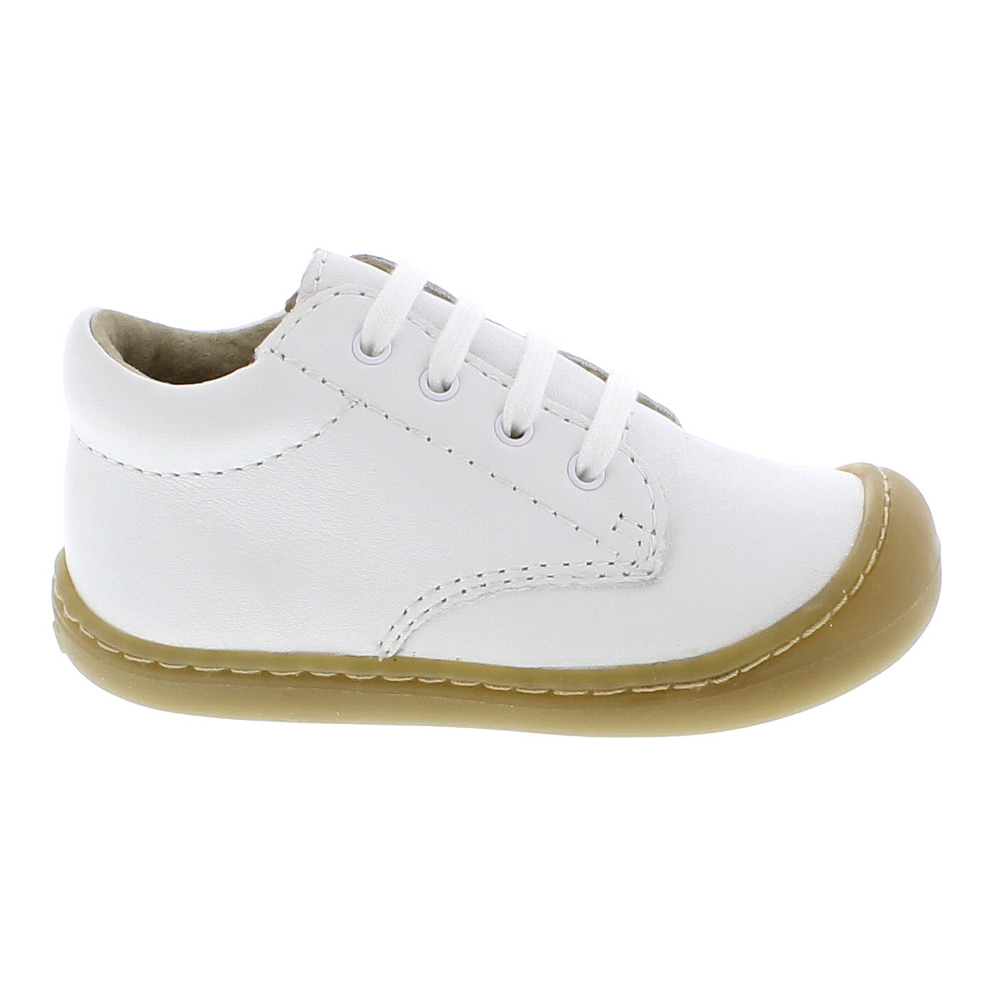 Reagan Lace Bootie - White Leather