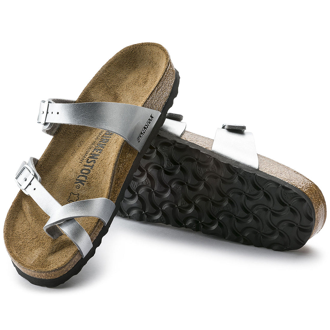 Mayari Women's BirkoFlor Sandal - Silver