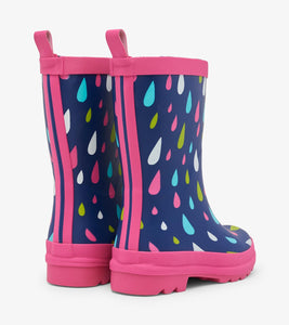 Rain Drops Matte Rain Boots