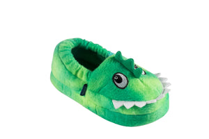 Kids Axel Light-Up Alligator Slipper - Green