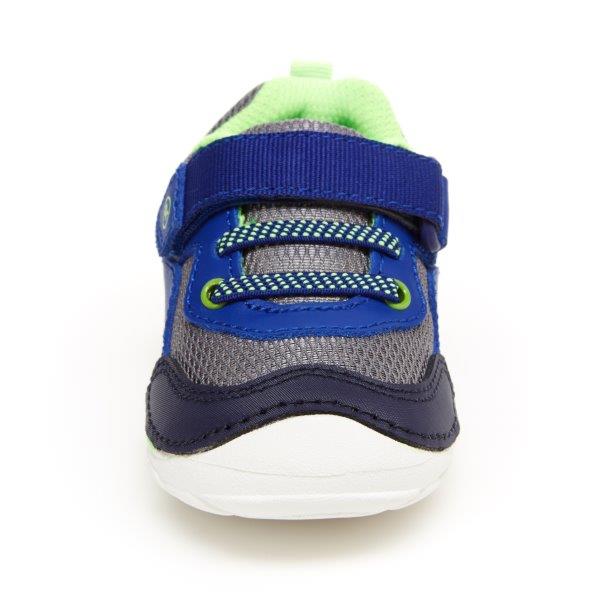 Soft Motion Rhett Sneaker - Navy/Lime