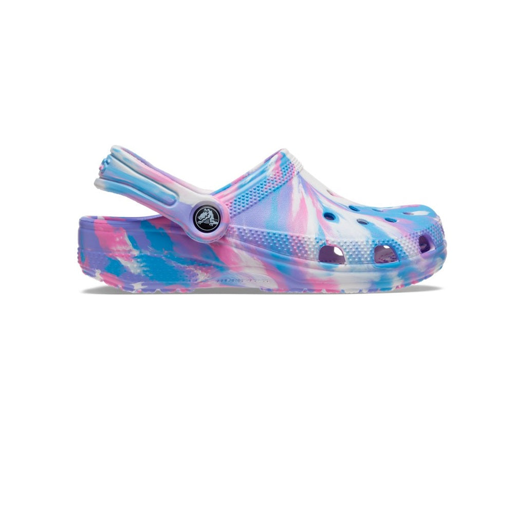 Classic Kids Marbled Clog - White/Pink